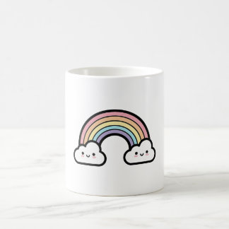 Happy Rainbow – Cute Kawaii Illustration Kaffeetasse