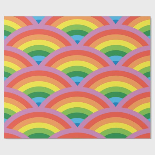 Happy Rainbow Geschenkpapier (Flach)