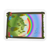 Happy Rainbow Landscape Magnet (Horizontal)