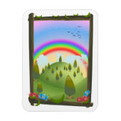 Happy Rainbow Landscape Magnet (Vertikal)