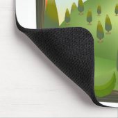 Happy Rainbow Landscape Mousepad (Ecke)