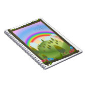 Happy Rainbow Landscape Notizblock (Rechte Seite)