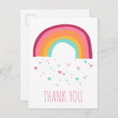 Happy Rainbow Magic - Danke Postkarte (Vorne/Hinten)