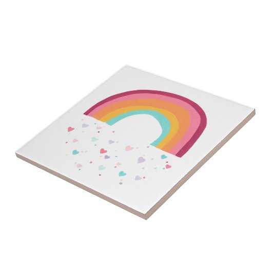 Happy Rainbow Magic Fliese (Seite)