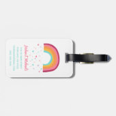 Happy Rainbow Magic Gepäckanhänger (Rückseite horizontal)