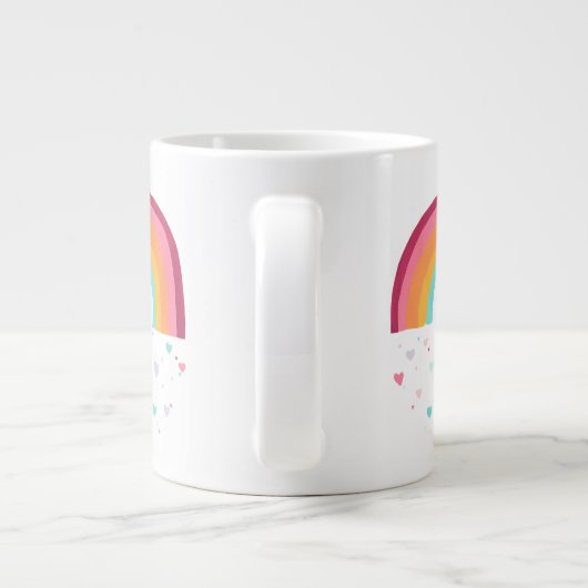 Happy Rainbow Magic Jumbo-Tasse (Rückseite)