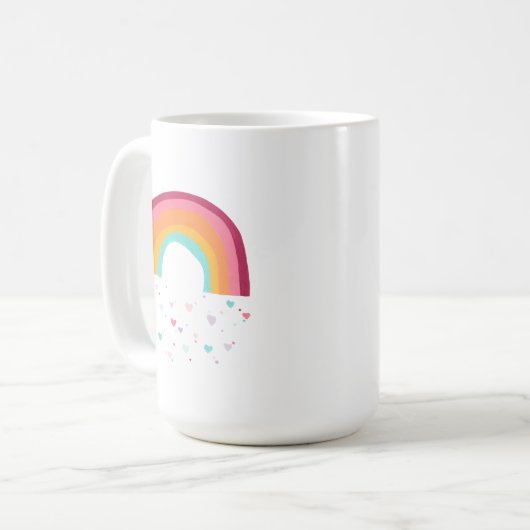 Happy Rainbow Magic Kaffeetasse (Vorderseite Links)
