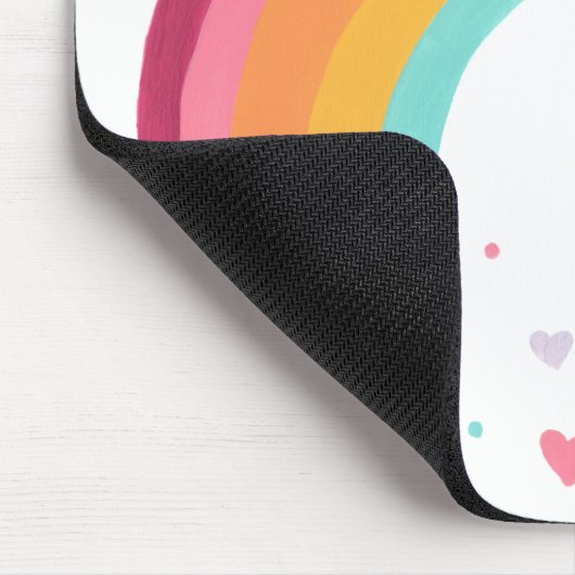 Happy Rainbow Magic Mousepad (Ecke)