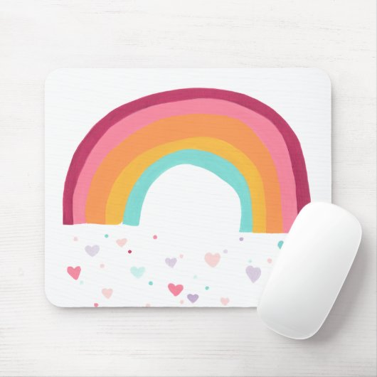 Happy Rainbow Magic Mousepad (Mit Mouse)
