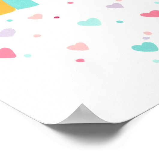 Happy Rainbow Magic Poster (Ecke)