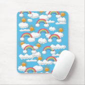 Happy Rainbow Mousepad (Mit Mouse)