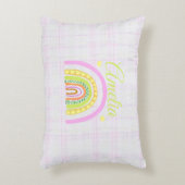 Happy Rainbow 'Now That You're In The World' Dekokissen (Vorderseite(Vertikal))