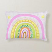 Happy Rainbow 'Now That You're In The World' Dekokissen (Rückseite)