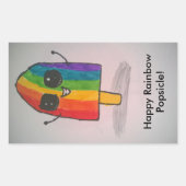 Happy Rainbow Popsicle Stickers (Vorderseite)
