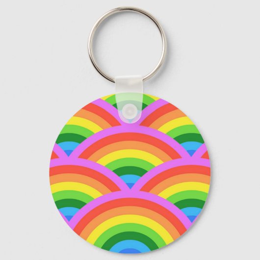 Happy Rainbow Schlüsselanhänger (Vorderseite)