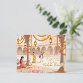 Happy Rakhi, Raksha Bandhan Postkarte (Stehend Vorderseite)