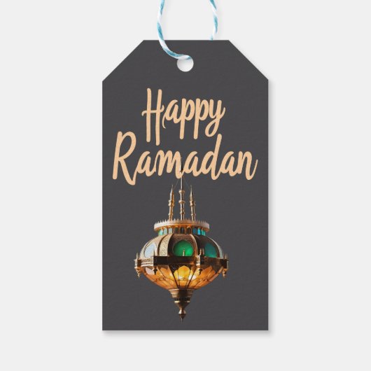 Happy Ramadan Geschenkanhänger (Rückseite)