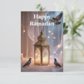 Happy Ramadan Greeting Card (Stehend Vorderseite)