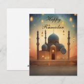 Happy Ramadan Greeting Card Feiertagskarte (Vorne/Hinten)