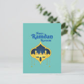 Happy Ramadan Kareem 2022 Postkarte (Stehend Vorderseite)
