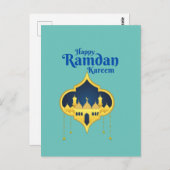 Happy Ramadan Kareem 2022 Postkarte (Vorne/Hinten)