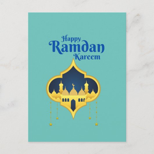 Happy Ramadan Kareem 2022 Postkarte (Vorderseite)
