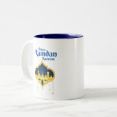 Happy Ramadan Kareem 2022 Tasse (Vorderseite Links)