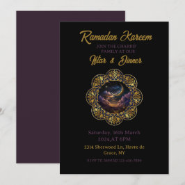 Happy Ramadan Kareem 2025 Iftar Dinner Party Einladung