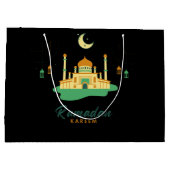 Happy Ramadan Kareem And Eid Mubarak 2026 Große Geschenktüte (Rückseite)