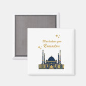 Happy Ramadan Kareem - Eid Mubarak Quotes Magnet (Vorderseite/Rückseite)