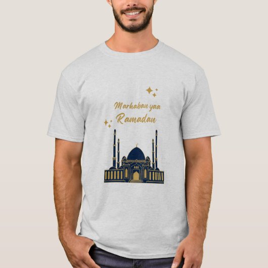 Happy Ramadan Kareem - Eid Mubarak Quotes T-Shirt (Vorderseite)