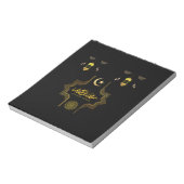 Happy Ramadan Kareem - Eid Mubarak wünscht Urlaub Notizblock (Rotiert)