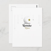 Happy Ramadan Kareem Elegantes Geschenk des Islami Postkarte (Vorne/Hinten)
