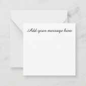 Happy Ramadan Kareem Mitteilungskarte (Rückseite)