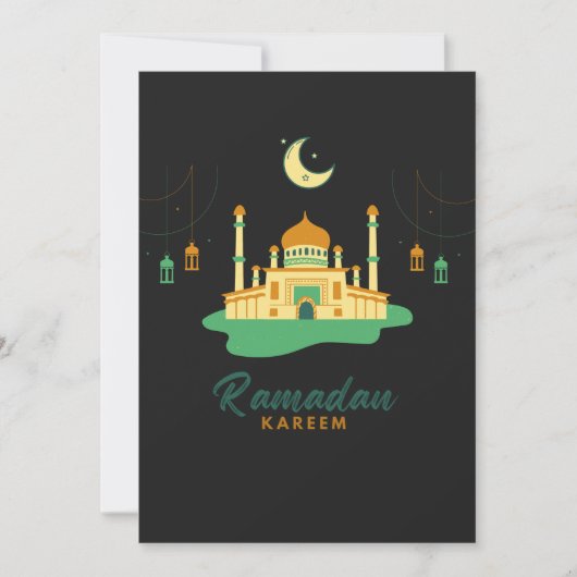Happy Ramadan Kareem und Eid Mubarak 2022 Einladung (Vorderseite)