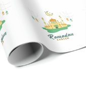 Happy Ramadan Kareem und Eid Mubarak 2022 Geschenkpapier (Rolleneckpunkt)