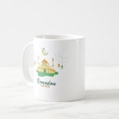 Happy Ramadan Kareem und Eid Mubarak 2022 Kaffeetasse (Vorderseite Links)