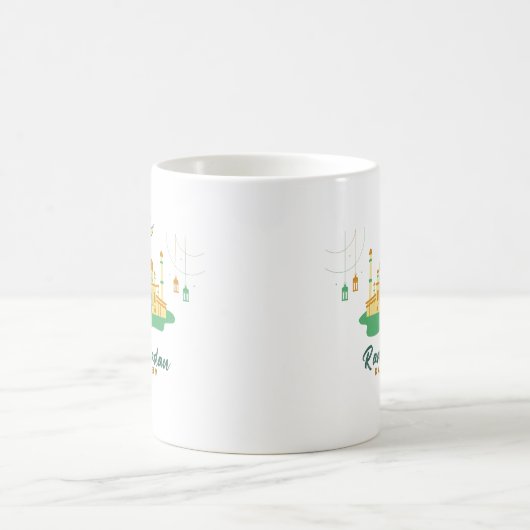 Happy Ramadan Kareem und Eid Mubarak 2022 Kaffeetasse (Mittel)
