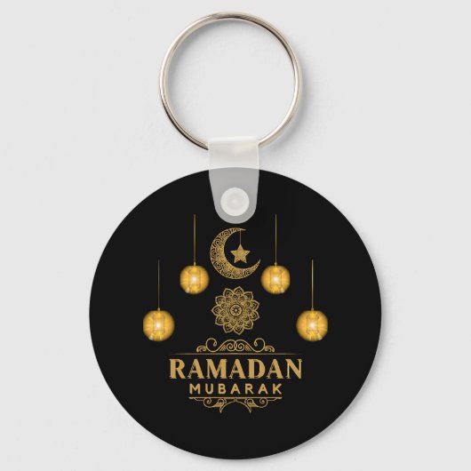 Happy Ramadan Kareem und Eid Mubarak 2023 Urlaub Schlüsselanhänger (Vorderseite)