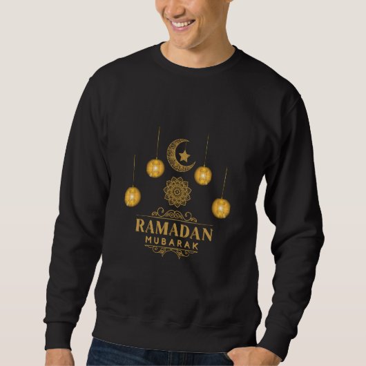 Happy Ramadan Kareem und Eid Mubarak 2023 Urlaub Sweatshirt (Vorderseite)