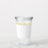 Happy Ramadan Kareem und Eid Mubarak 2025 Acryltrinkbecher (Rückseite)