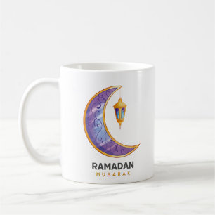 Happy Ramadan Mubarak   Ramadan Kareem Gold Muslim Kaffeetasse