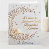 Happy Ramadan Mubarak Ramadan Kareem White Muslim Karte (Vorderseite)