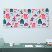 Happy Ramadan Pattern Banner (Messe)