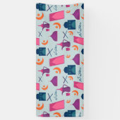 Happy Ramadan Pattern Banner (Vertikal)