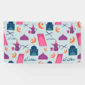 Happy Ramadan Pattern Banner (Horizontal)