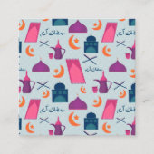 Happy Ramadan Pattern Begleitkarte (Vorderseite)