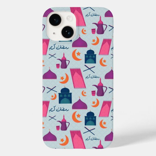 Happy Ramadan Pattern Case-Mate iPhone Hülle (Rückseite)