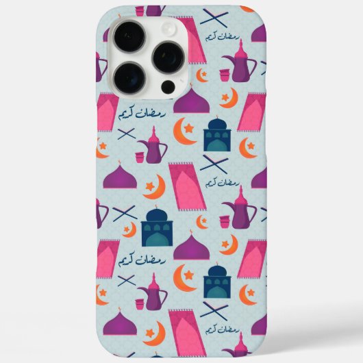 Happy Ramadan Pattern Case-Mate iPhone Hülle (Rückseite)