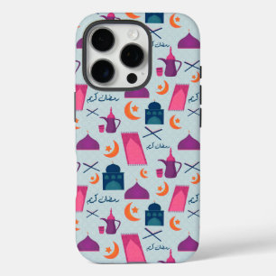 Happy Ramadan Pattern iPhone 16 Pro Hülle
